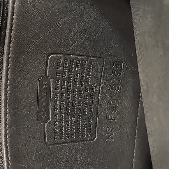 COACH blavk leather backpack - Picture 5 of 8